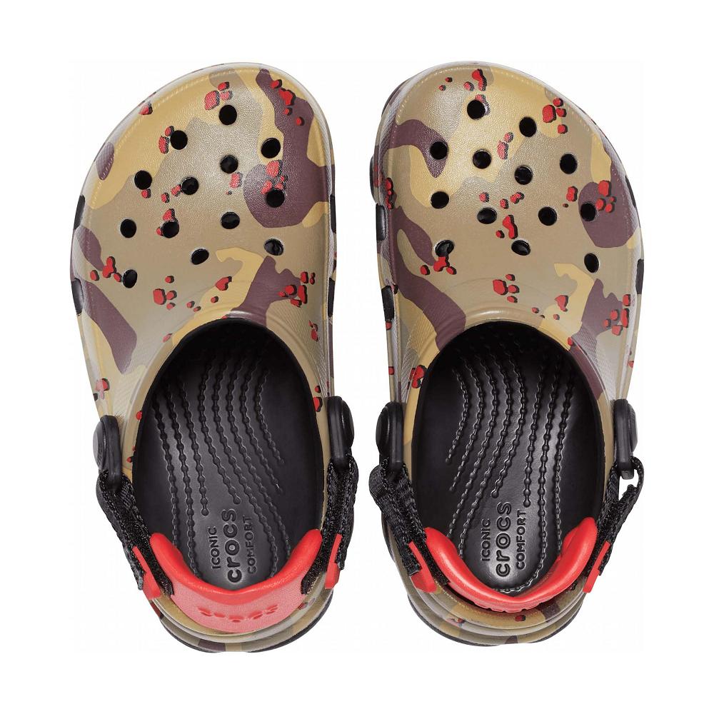 Sabots Crocs Classiche All-Terrain Desert Camo Fille Kaki | France 1478CTVE